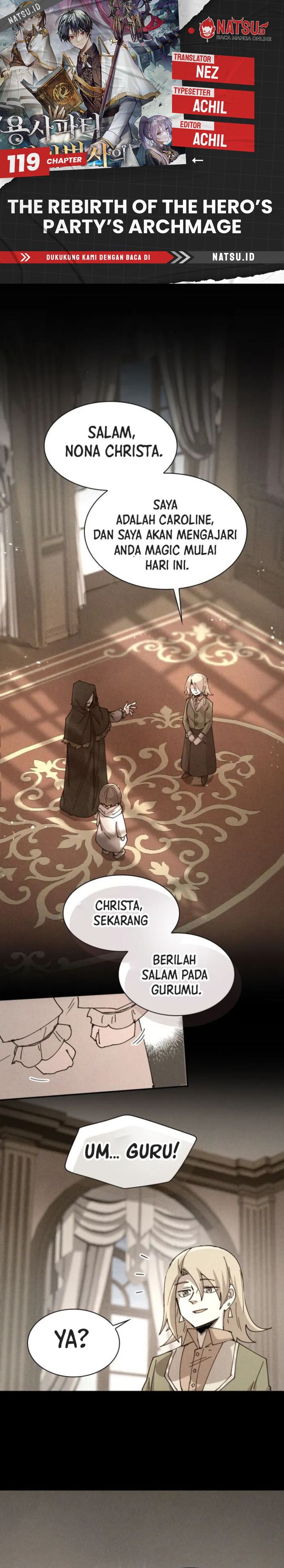 Read The Rebirth of the Hero’s Party’s Archmage Bahasa Indonesia ID Manga Online