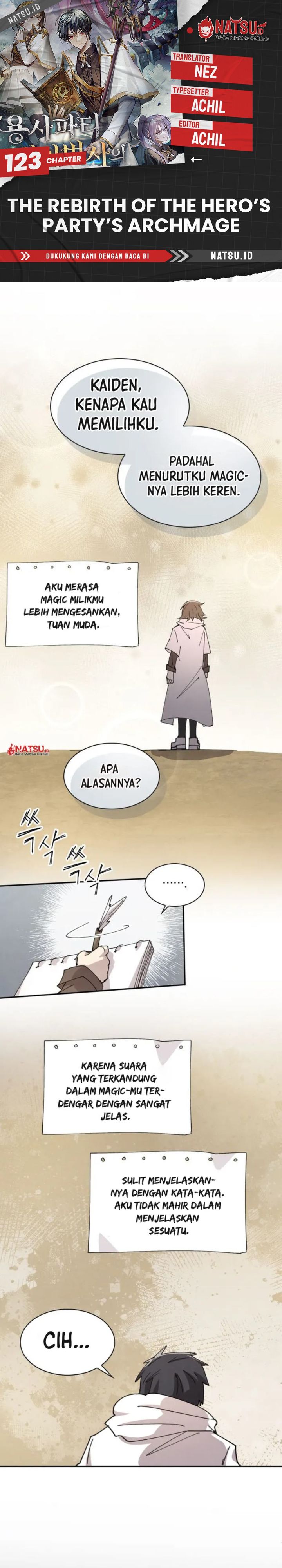 Read The Rebirth of the Hero’s Party’s Archmage Bahasa Indonesia ID Manga Online
