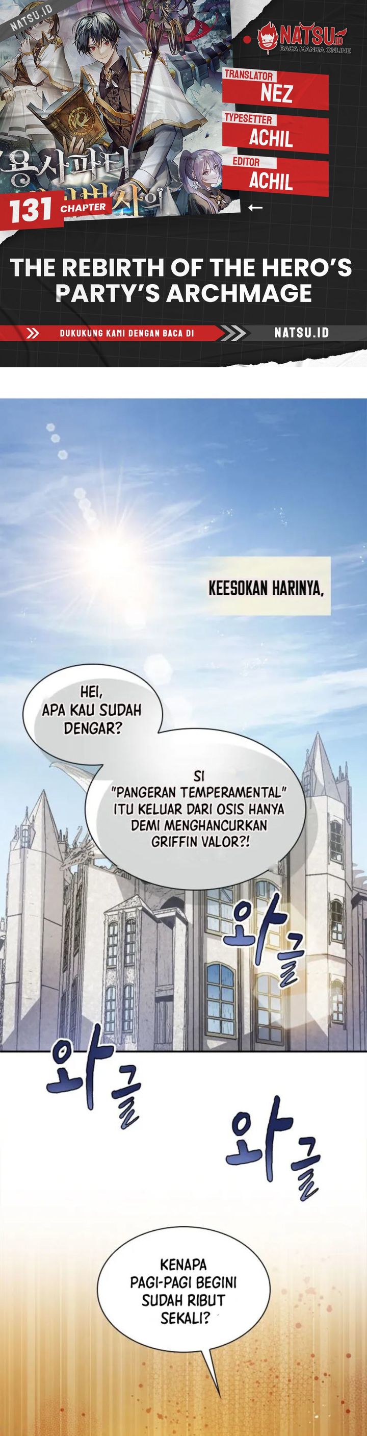 Read The Rebirth of the Hero’s Party’s Archmage Bahasa Indonesia ID Manga Online