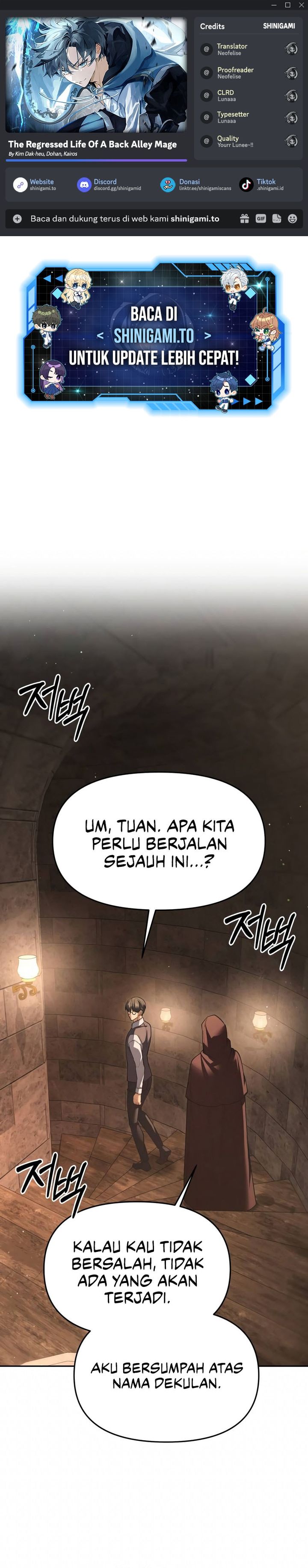 Read The Regressed Life Of A Back Alley Mage Bahasa Indonesia ID Manga Online