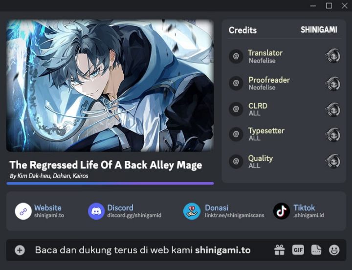 Read The Regressed Life Of A Back Alley Mage Bahasa Indonesia ID Manga Online