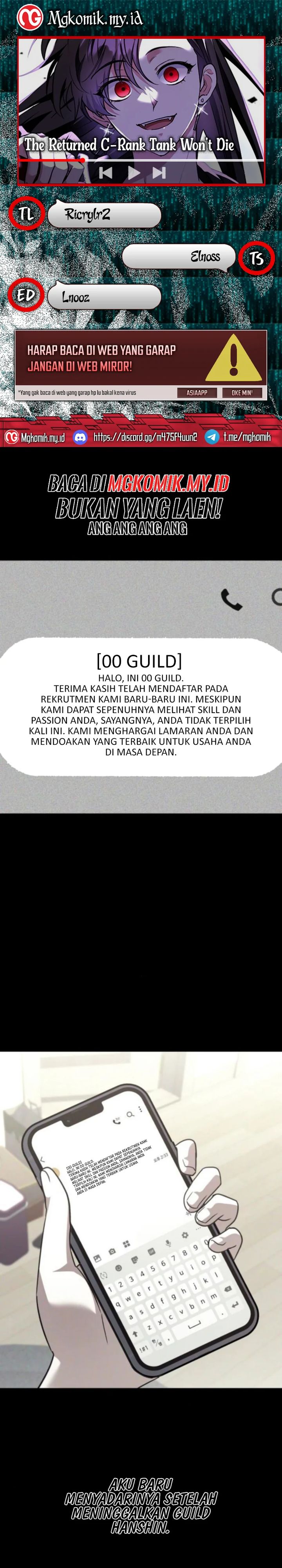 Read The Returned C Rank Tank Won’t Die ID Manga Online