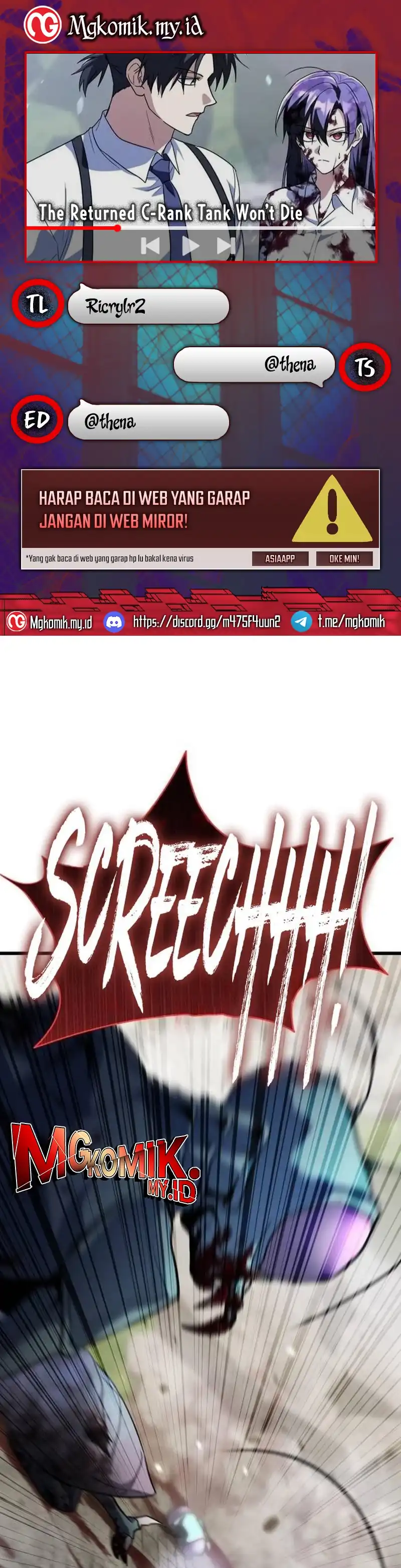 Read The Returned C Rank Tank Won’t Die ID Manga Online