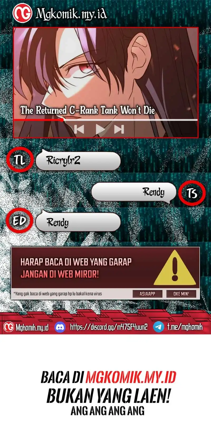 Read The Returned C Rank Tank Won’t Die ID Manga Online