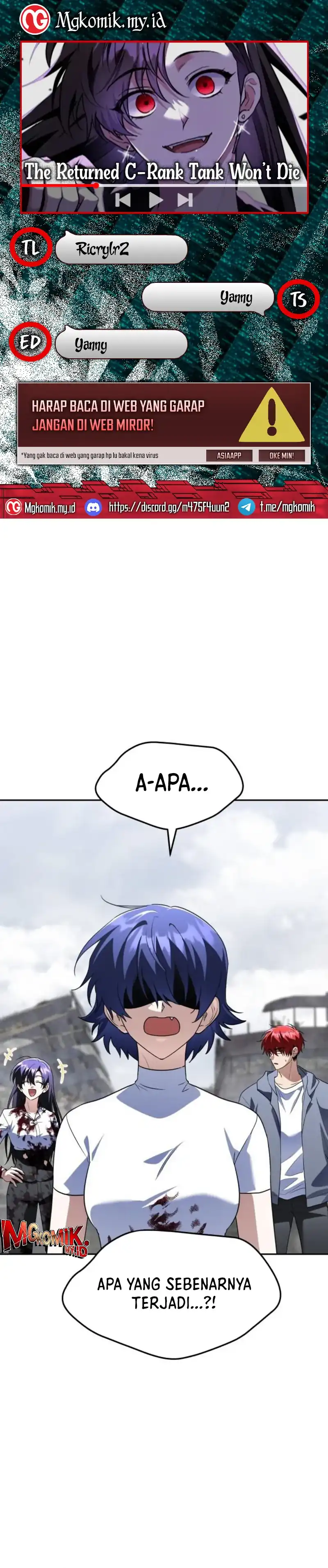 Read The Returned C Rank Tank Won’t Die ID Manga Online