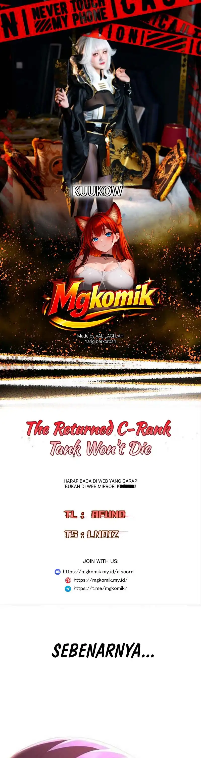 Read The Returned C Rank Tank Won’t Die ID Manga Online